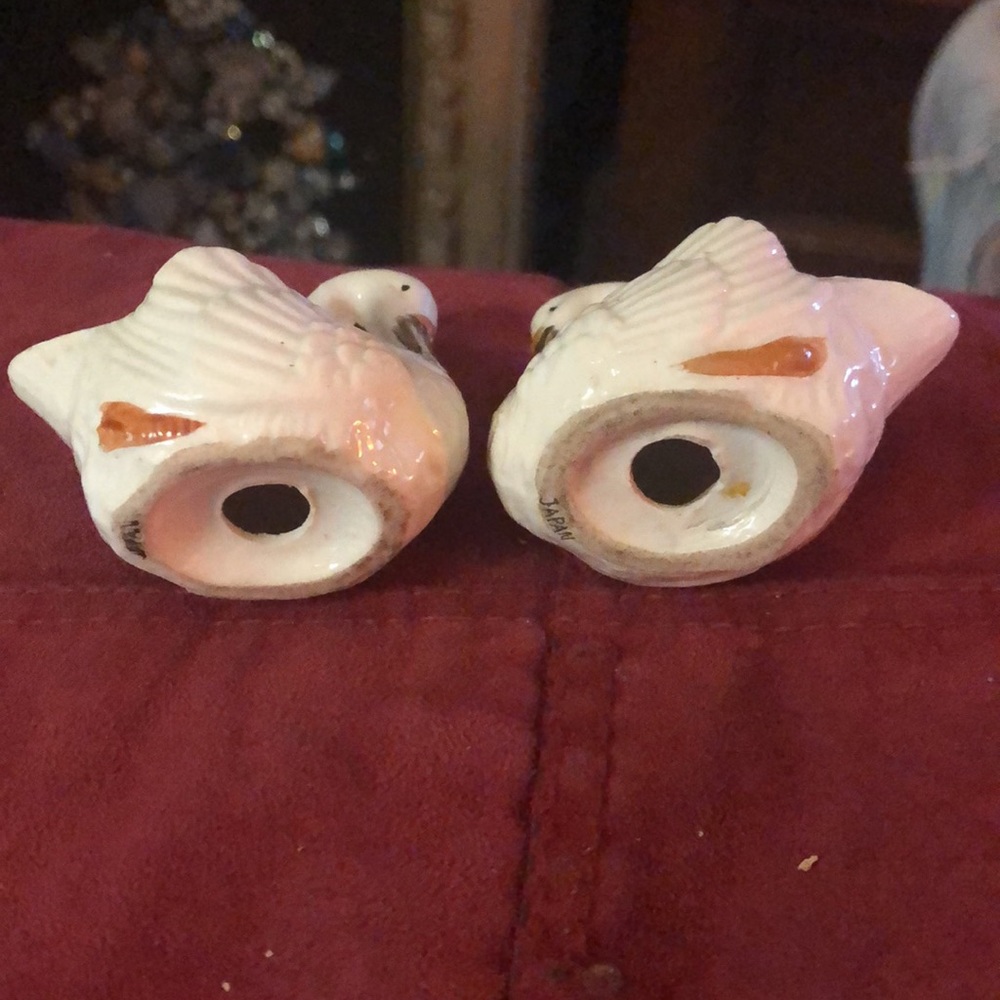 Vintage Animated Swan Salt and Pepper Shakers JAPAN - Picture 4 of 4